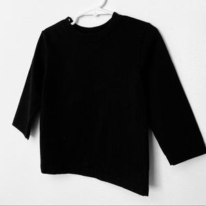 2T Black Long Sleeve Shirt